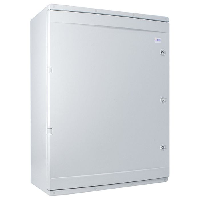 Корпус пластиковий з монтажною панеллю 600x800x280 АСКО-УКРЕМ UBox IP65 непрозорі дверцята