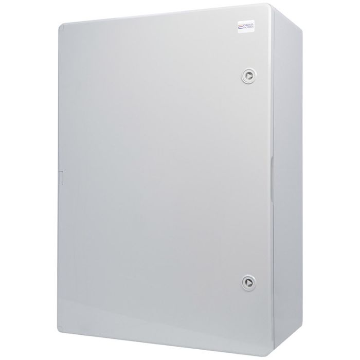Корпус пластиковий з монтажною панеллю 500x700x250 АСКО-УКРЕМ UBox IP65 непрозорі дверцята