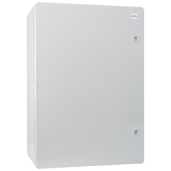 Корпус пластиковий з монтажною панеллю 500x700x250 АСКО-УКРЕМ UBox IP65 непрозорі дверцята