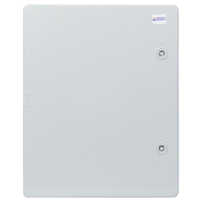 Корпус пластиковий з монтажною панеллю 400x500x240 АСКО-УКРЕМ UBox IP65 непрозорі дверцята