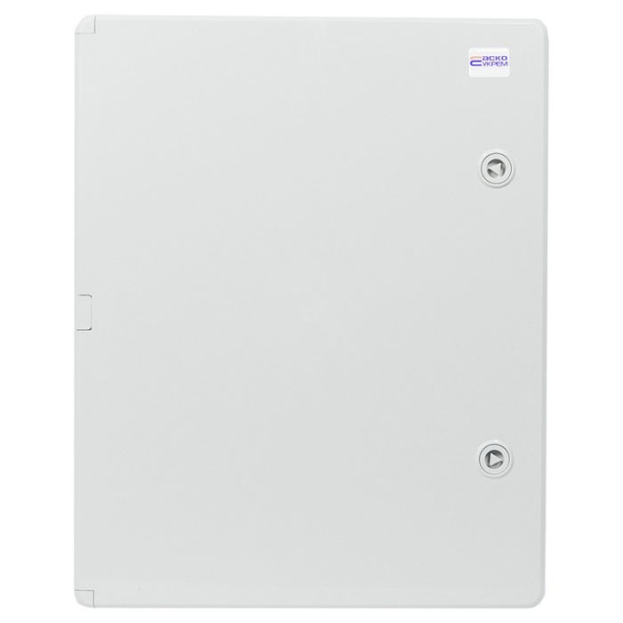 Корпус пластиковий з монтажною панеллю 350x500x190 АСКО-УКРЕМ UBox IP65 непрозорі дверцята