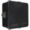 Розподільча коробка АСКО-УКРЕМ 100x100x50 UAtmo Jet Black IP55 чорна
