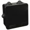 Розподільча коробка АСКО-УКРЕМ 100x100x50 UAtmo Jet Black IP55 чорна