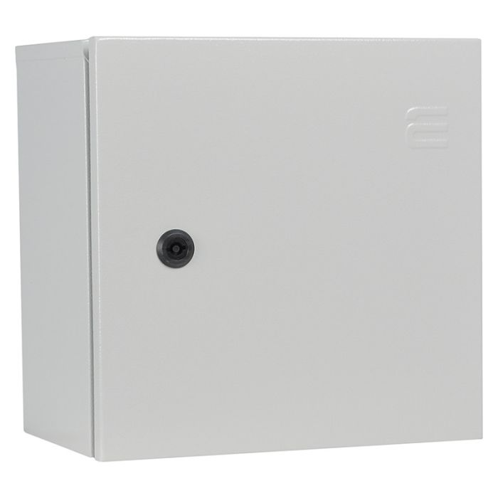 Корпус з монтажною панеллю металевий 300х300х150 мм АСКО-УКРЕМ Light Ubox IP31