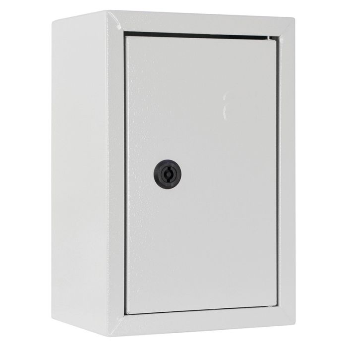 Корпус з монтажною панеллю металевий 300х200х150 мм АСКО-УКРЕМ Light Ubox IP31
