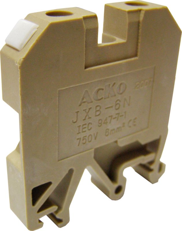 Клемник АСКО-УКРЕМ JXB 6/35 жовтий