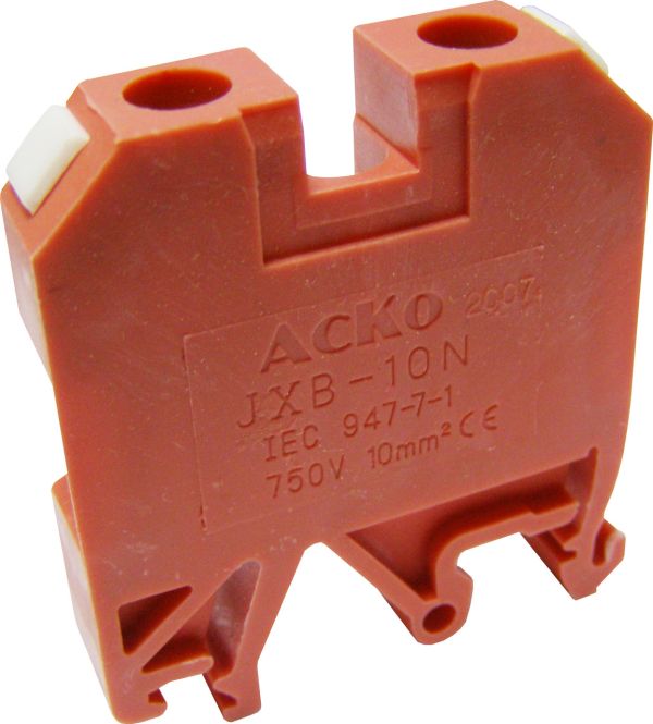 Клемник АСКО-УКРЕМ JXB 10/35 червоний