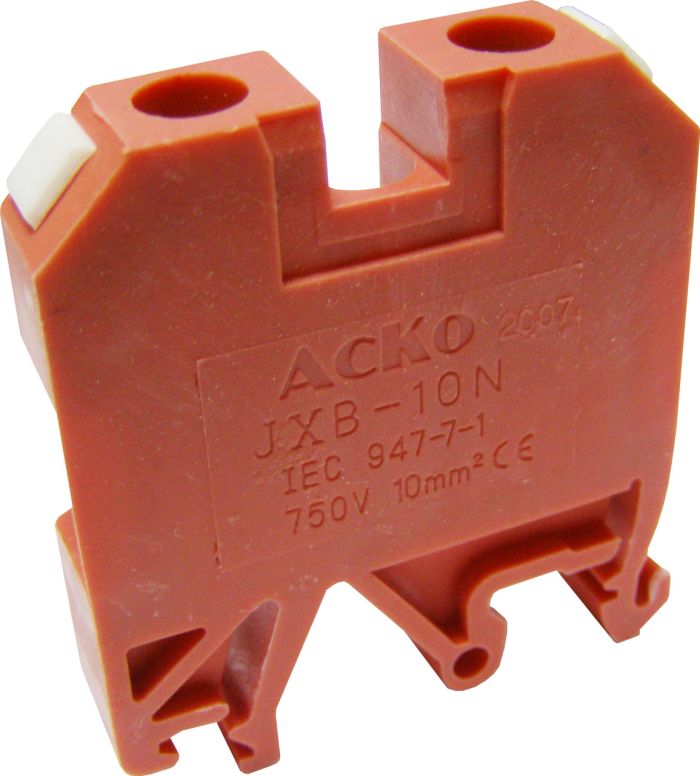 Клемник АСКО-УКРЕМ JXB 10/35 червоний