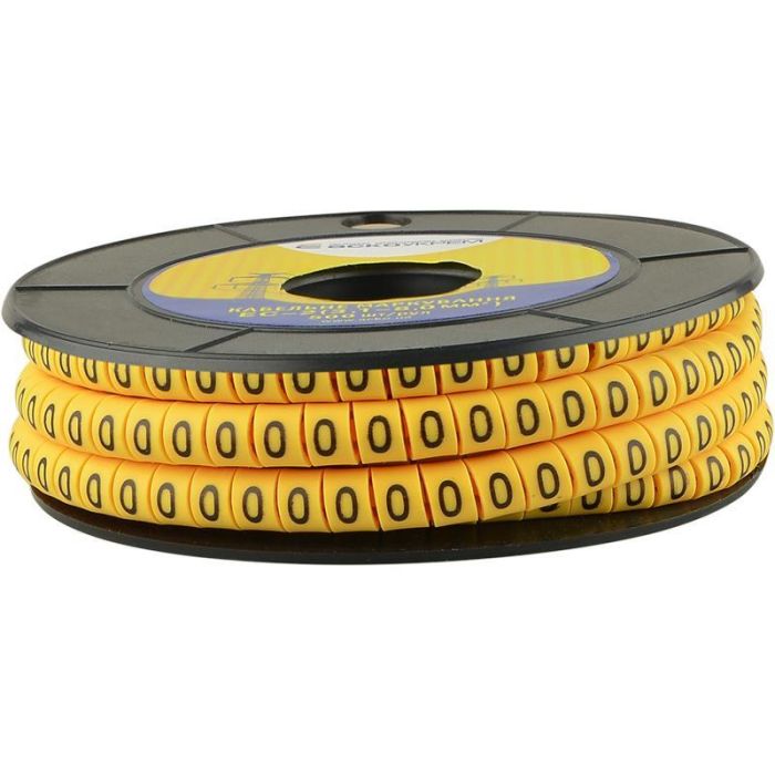 Маркування кабелю АСКО-УКРЕМ EC-2 (3,1-8,0) "0" 500 шт/рул