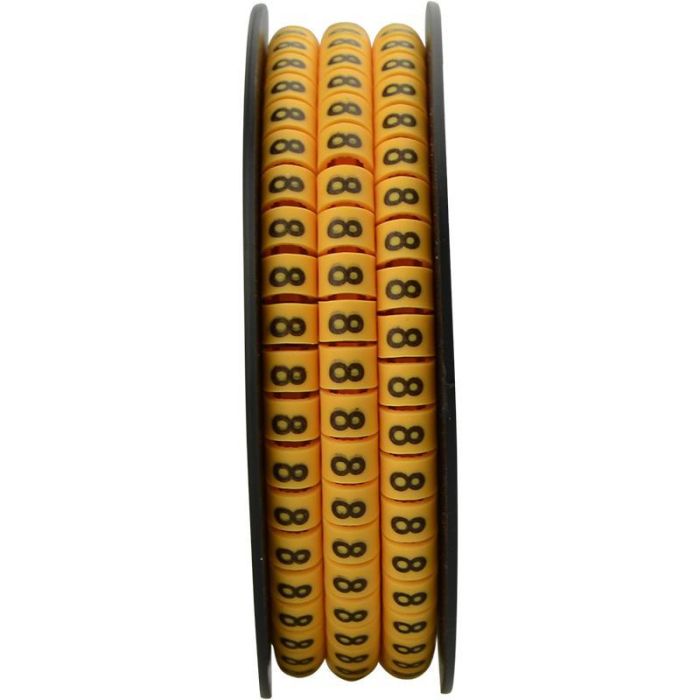 Маркування кабелю АСКО-УКРЕМ EC-3 (5,2-10,0) "8" 350 шт/рул