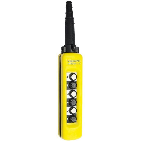 Тельферний пост керування АСКО-УКРЕМ XAL-B3-691 на 6 кнопок двошвидкісний IP65