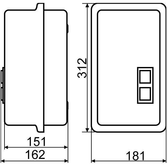 Пускач у корпусі АСКО-УКРЕМ ПМК 40 (LE1-D40) 40А IP54 котушка управління 230В