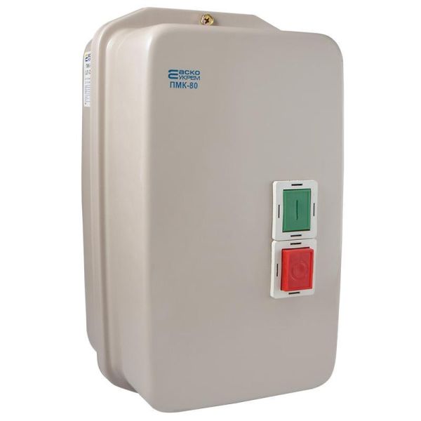 Пускач у корпусі АСКО-УКРЕМ ПМК 80 (LE1-D80) 80А IP54 котушка управління 230В