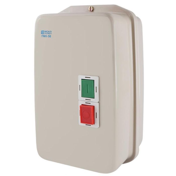 Пускач у корпусі АСКО-УКРЕМ ПМК 50 (LE1-D50) 50А IP54 котушка управління 230В