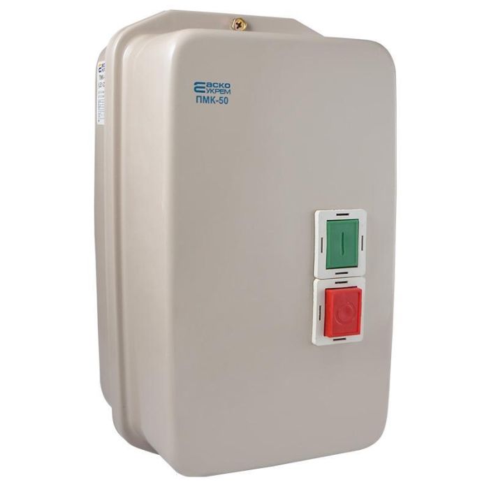 Пускач у корпусі АСКО-УКРЕМ ПМК 50 (LE1-D50) 50А IP54 котушка управління 230В