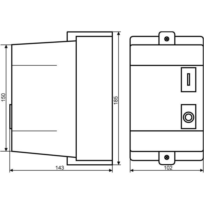 Пускач у корпусі АСКО-УКРЕМ ПМК 25 (LE1-D25) 25А IP54 котушка управління 230В