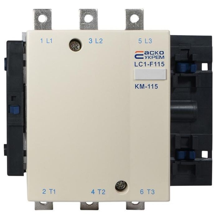 Контактор АСКО-УКРЕМ KM-115 (LC1-F115) котушка управління M7 220B