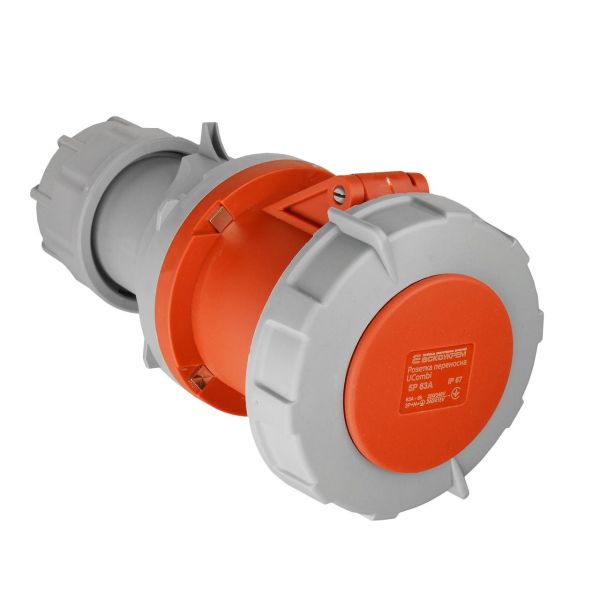 Розетка переносна АСКО-УКРЕМ UCombi 5P (3P+N+PE) 63А IP67