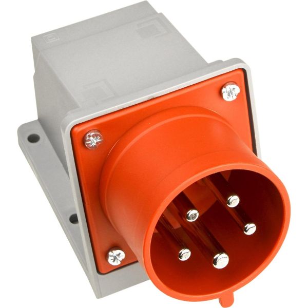 Вилка стаціонарна АСКО-УКРЕМ UCombi 5P (3P+N+PE) 32А IP44