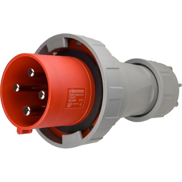 Вилка переносна АСКО-УКРЕМ UCombi 4P (3P+PE) 125А IP67