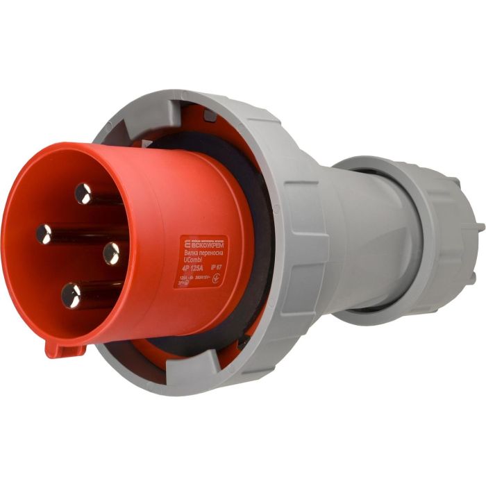 Вилка переносна АСКО-УКРЕМ UCombi 4P (3P+PE) 125А IP67