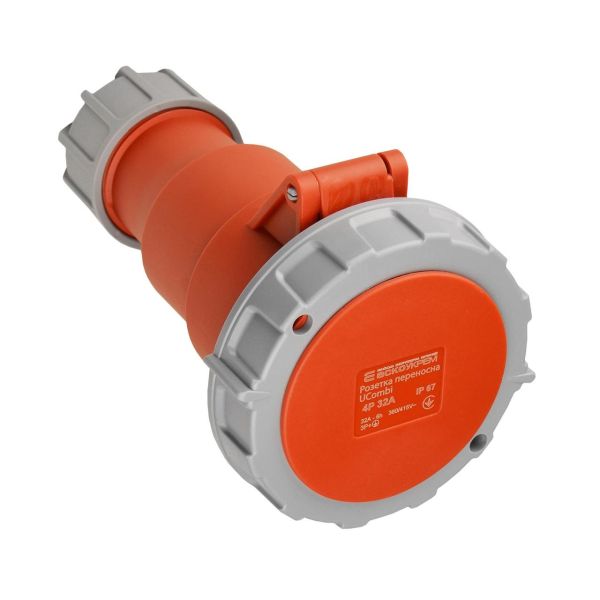 Розетка переносна АСКО-УКРЕМ UCombi 4P (3P+PE) 32А IP67