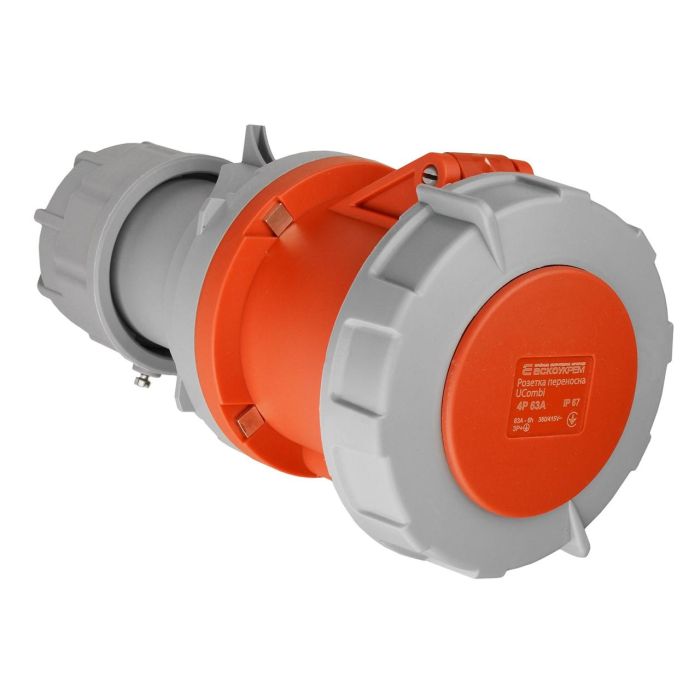 Розетка переносна АСКО-УКРЕМ UCombi 4P (3P+PE) 63А IP67