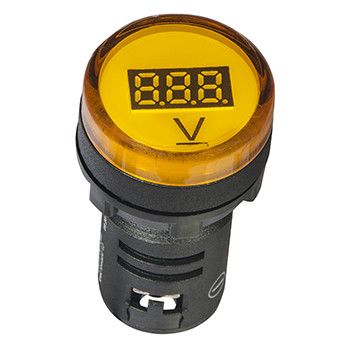 Вольтметр АСКО-УКРЕМ AD22-22 DVM жовтий DC 5-30В постійний струм