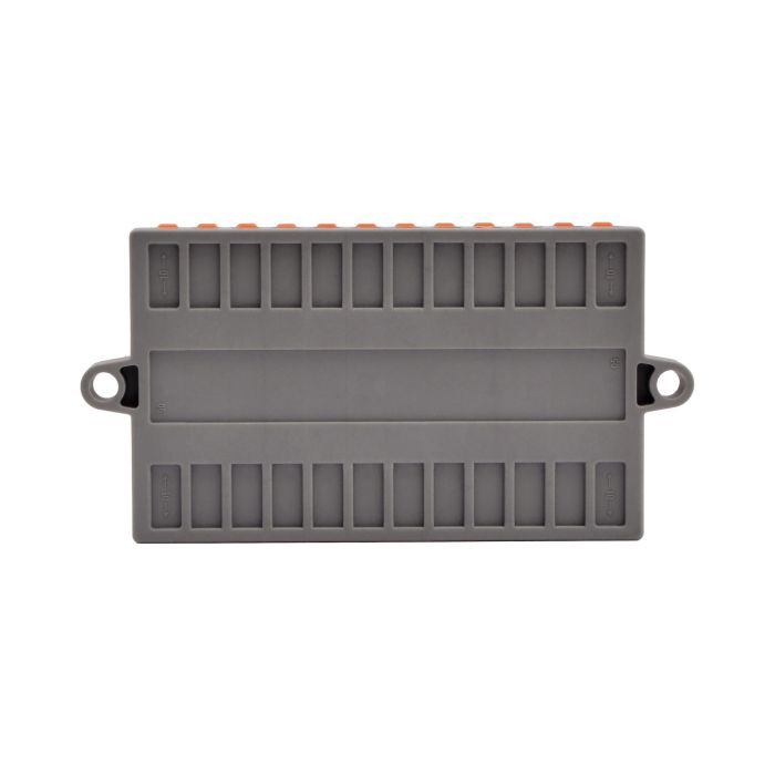 Клема з’єднувальна універсальна прохідна АСКО-УКРЕМ DF-2-Y/2-12B 12х(0,5-4 мм2) 32A
